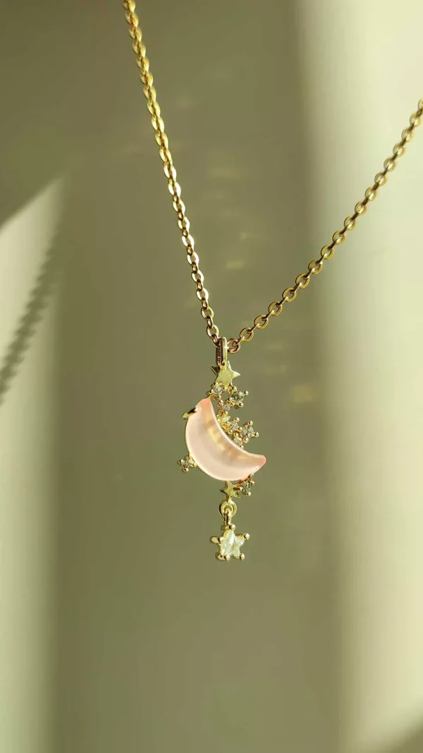 گردنبند ماه و ستاره کد gdb-013